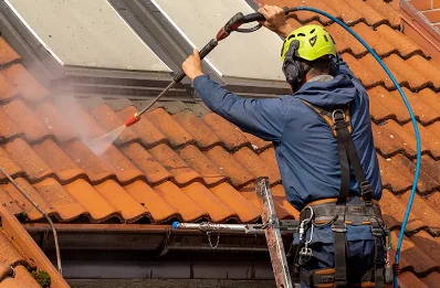 Démoussage et hydrofuge de toiture à Aigné